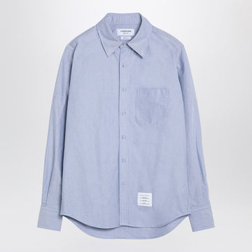 Thom Browne Light blue cotton button-down shirt