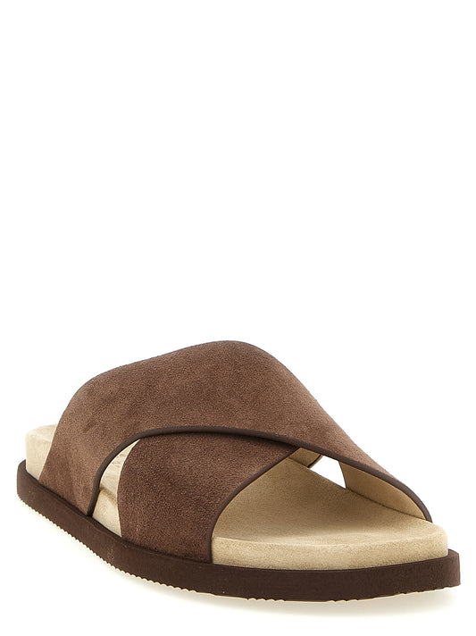 Brunello Cucinelli Crossover Slides