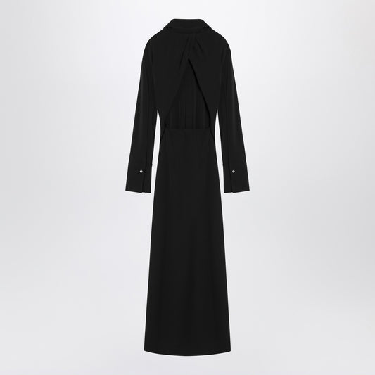 Sportmax Black shirt dress in viscose jersey