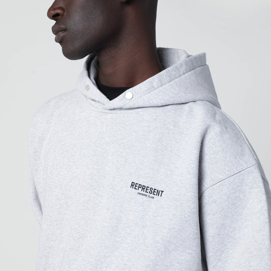 Represent Grey oversized hoodie