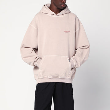 Represent Dusty mauve oversized hooded sweatshirt