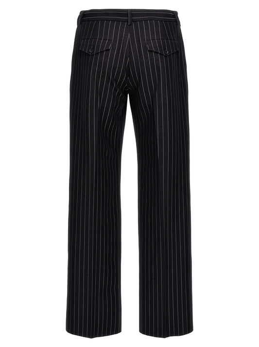 Off White Off-white 23 Pinstripes Trousers
