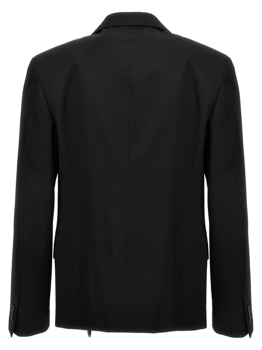 Off White Ow Embroidery Blazer