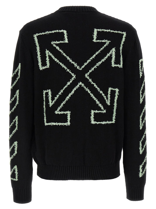 Off White Diag Outline Sweater