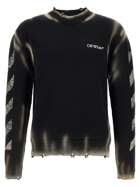 Off White Diag Arr Corrosion Sweater