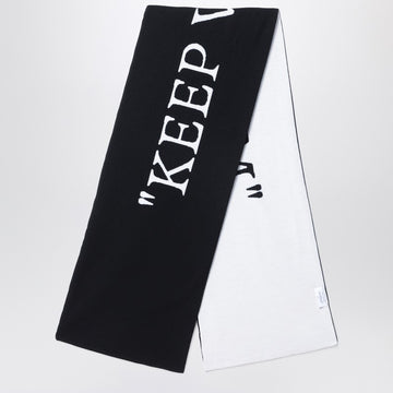 Off White Off-White™ Keep Warm black/white wool scarf