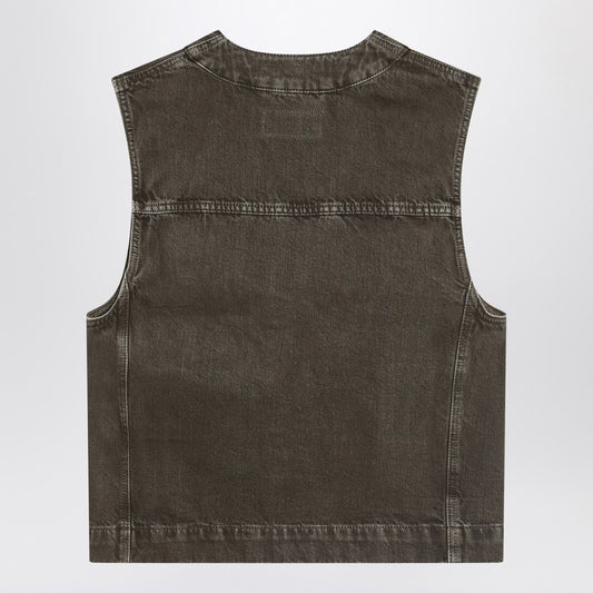 LEMAIRE Moss green denim vest
