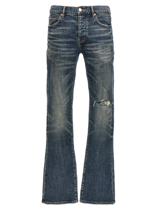 Purple 1 Year Dirty Fade Jeans