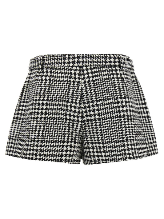 Self-Portrait Bouclé Wool Skort