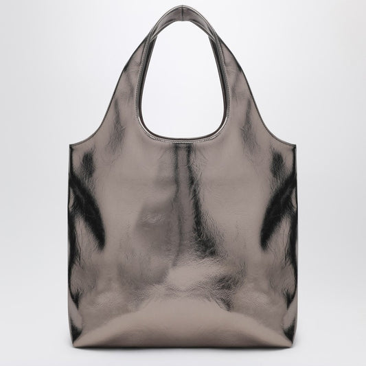 A.P.C. Ninon metallic silver tote bag