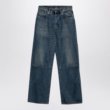 R13 Dawson blue wide denim jeans