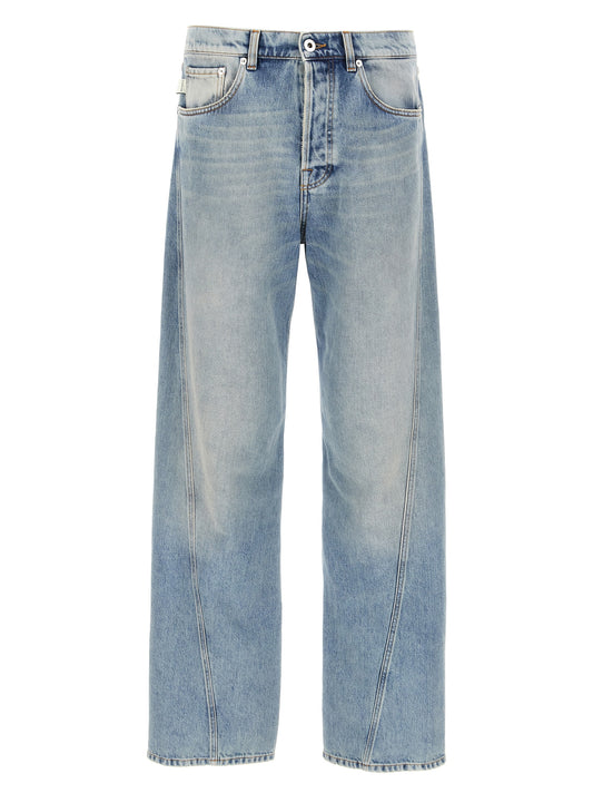 Lanvin Twisted Hem Jeans