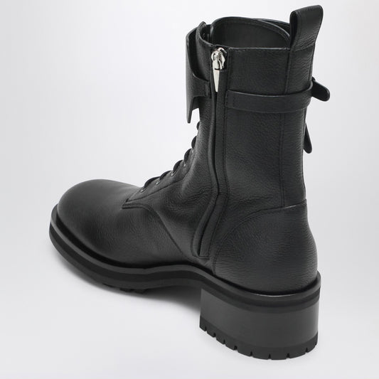 Jimmy Choo Rosabel Flat black leather ankle boots