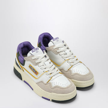 AUTRY Low CLC white/purple/dark green sneaker