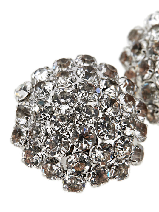 Self-Portrait Crystal Flower Earrings