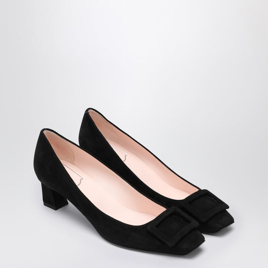 ROGER VIVIER Belle Vivier black suede décolletés