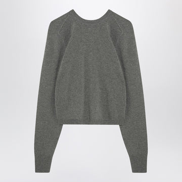 Maison Margiela Green mélange wool sweater
