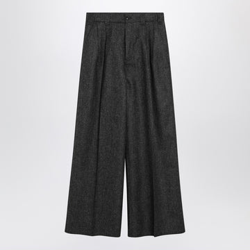 Maison Margiela Grey wide-leg wool trousers