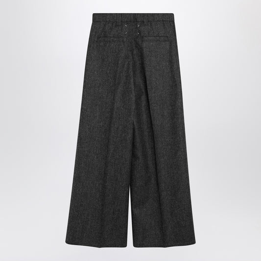 Maison Margiela Grey wide-leg wool trousers