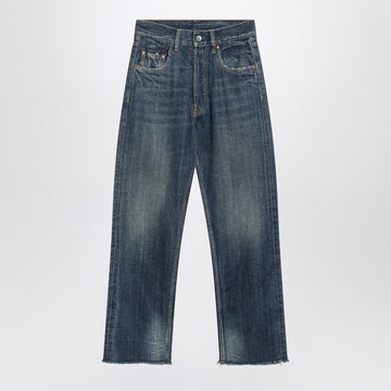 Maison Margiela Straight-leg jeans in faded blue denim