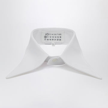Maison Margiela White cotton pointed collar