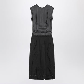 Maison Margiela Grey mélange sleeveless dress