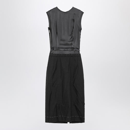 Maison Margiela Grey mélange sleeveless dress