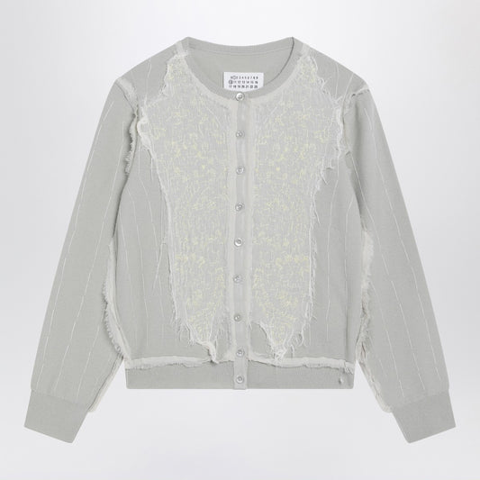 Maison Margiela Light green wool cardigan