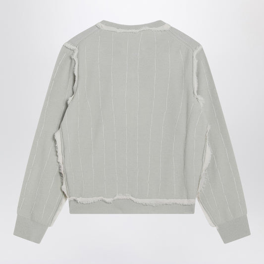 Maison Margiela Light green wool cardigan