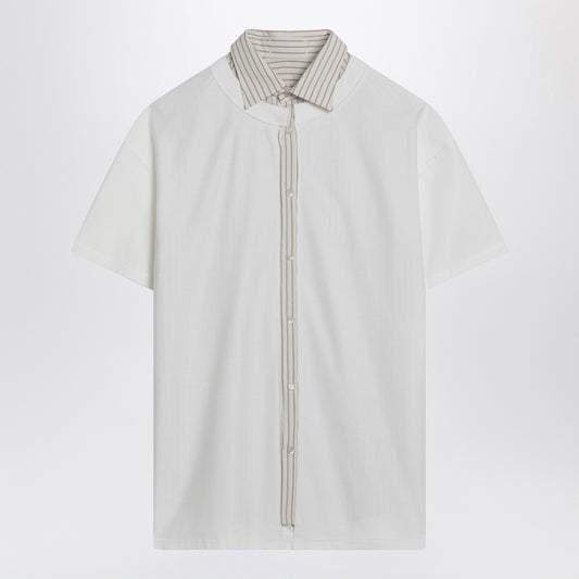 Maison Margiela White reversed shirt T-shirt
