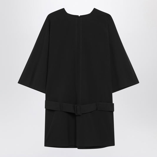 MM6 Maison Margiela Black wool-blend mini dress