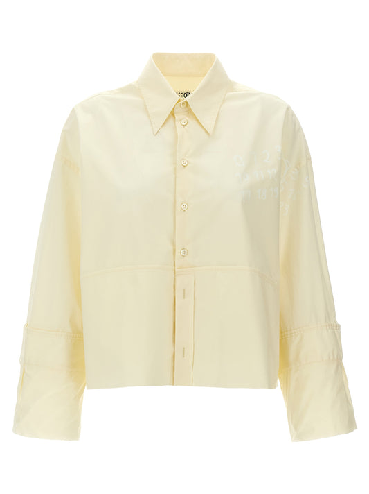 Mm6 Maison Margiela Logo Print Shirt