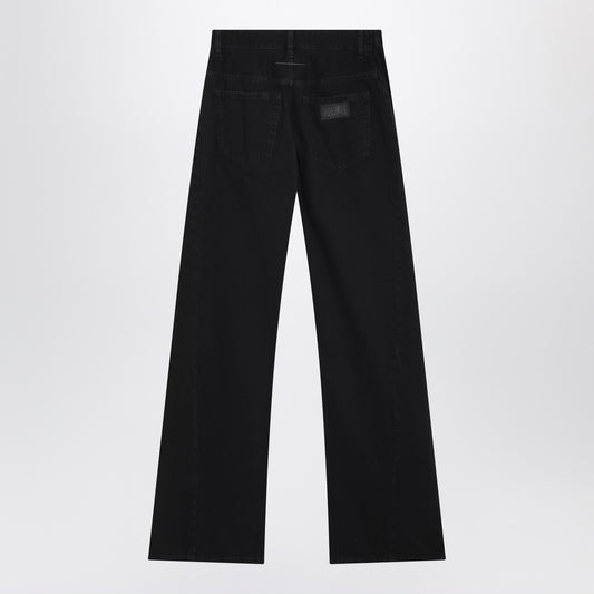 MM6 Maison Margiela Black panelled jeans