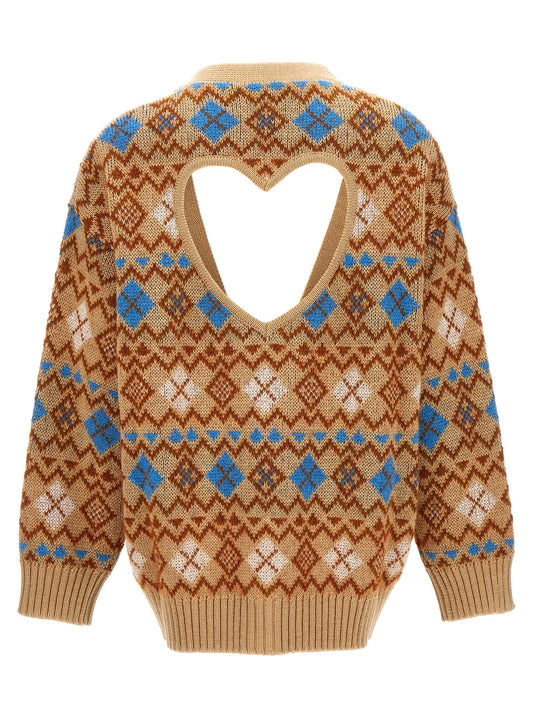 Dsquared2 Heart Vintage Shetland Cardigan