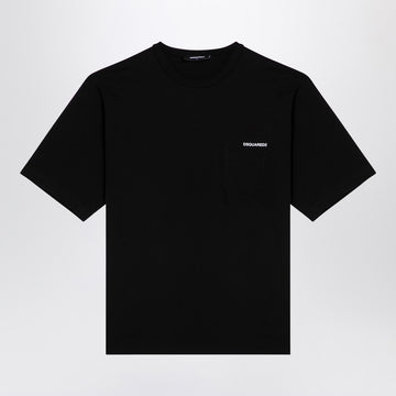 Dsquared2 Black cotton crew-neck T-shirt
