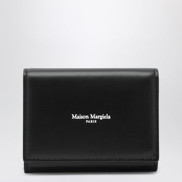 Maison Margiela Compact black wallet with logo
