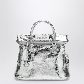 Maison Margiela 5AC classique mini metallic silver bag