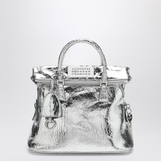 Maison Margiela 5AC classique mini metallic silver bag