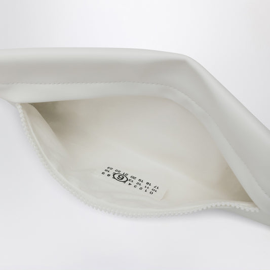 MM6 Maison Margiela White fabric clutch numeric