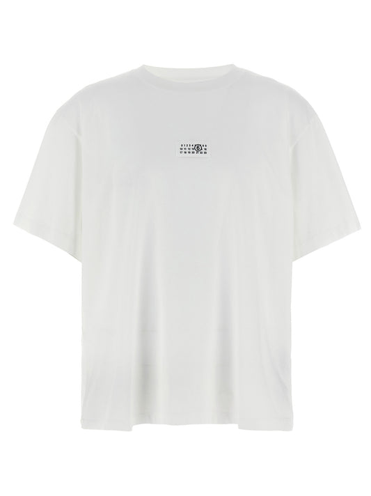 Mm6 Maison Margiela Numeric Signature Mm6 Patch T-shirt