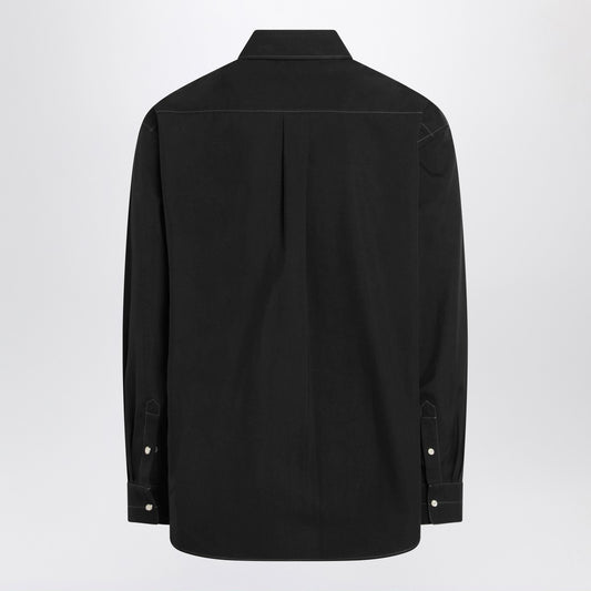 LEMAIRE Black Western cotton shirt