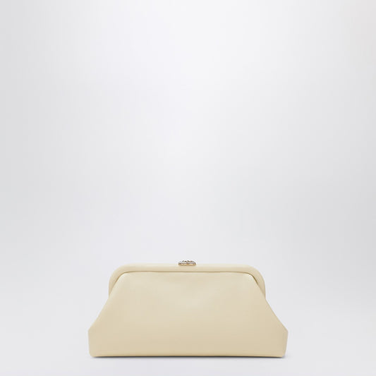 Jimmy Choo Skylar clutch in butter-colored leather