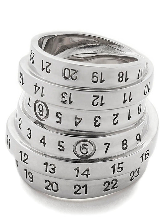 Mm6 Maison Margiela Logo Ring