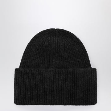 Destin Anthracite wool and cashmere beanie