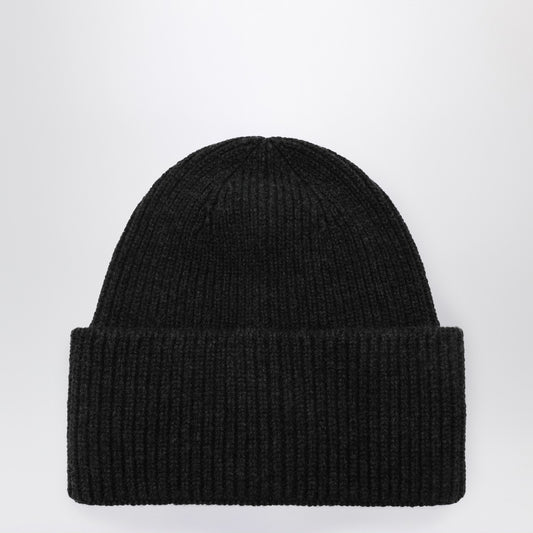 Destin Anthracite wool and cashmere beanie