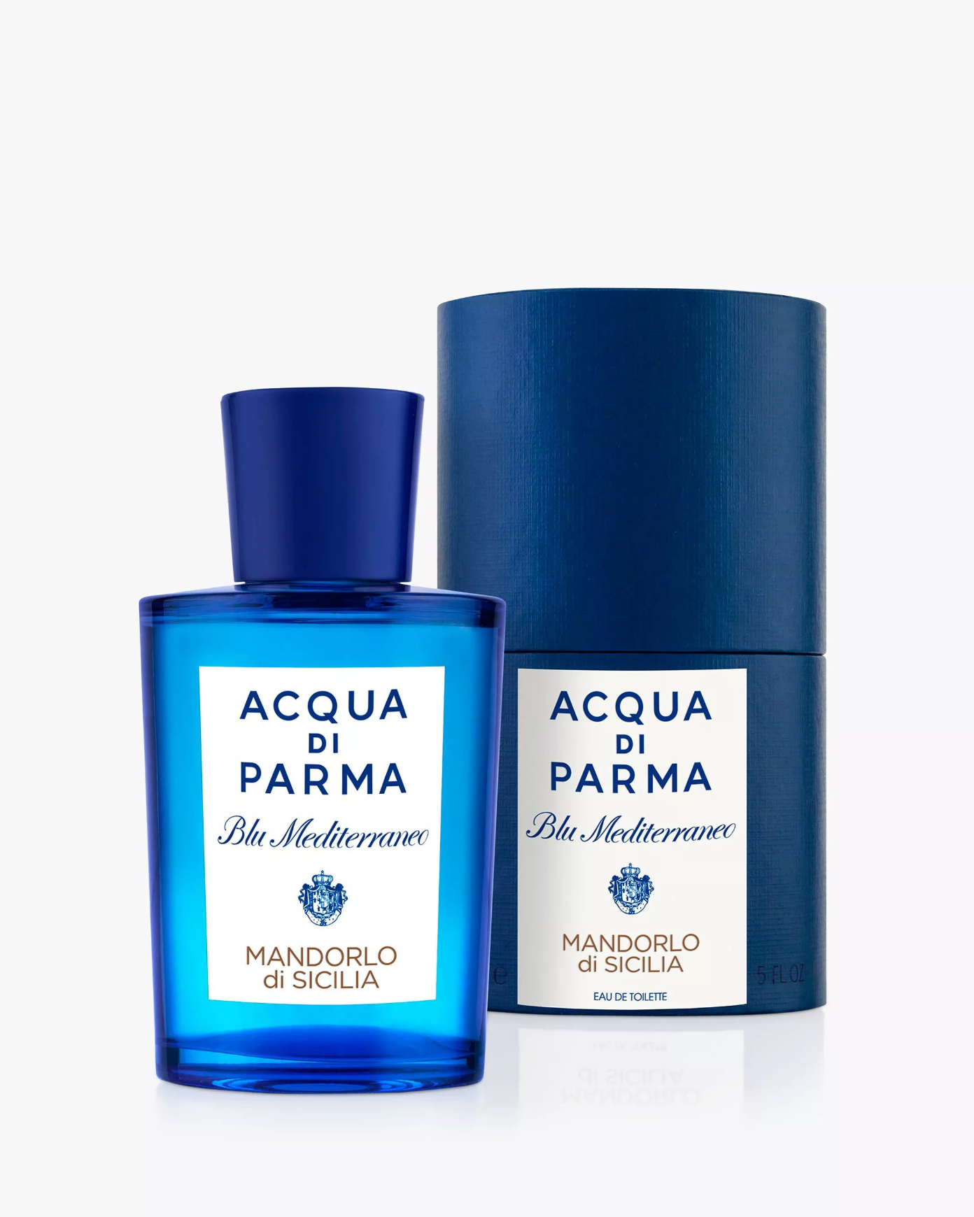 Acqua di Parma perfume bottle and packaging on a white background