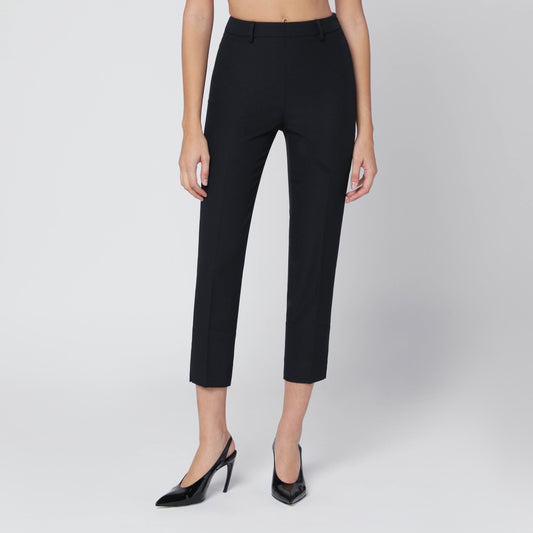 THE ANDAMANE Black Yacinta capri trousers
