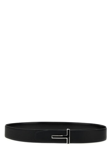 Tom Ford Logo Leather Belt