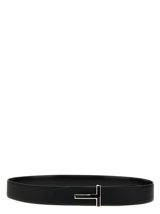 Tom Ford Logo Leather Belt