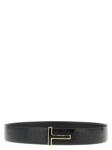 Tom Ford Reversible Crocodile Belt